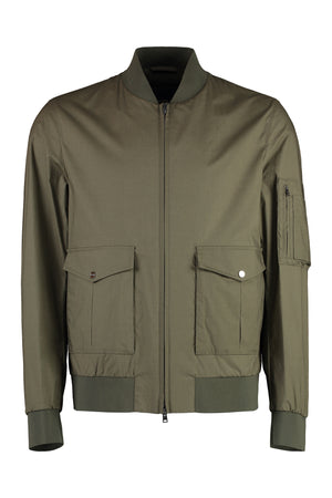 Cotton bomber jacket-0